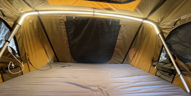 Dachzeltcamping – Zeltbeleuchtung im Dachzelt