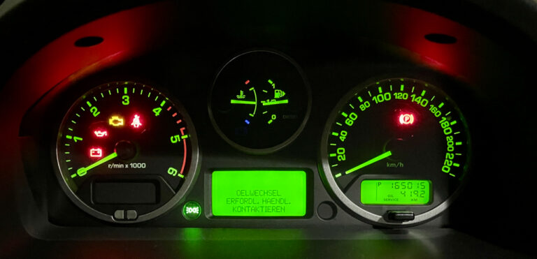 Land Rover Freelander 2 – Serviceanzeige
