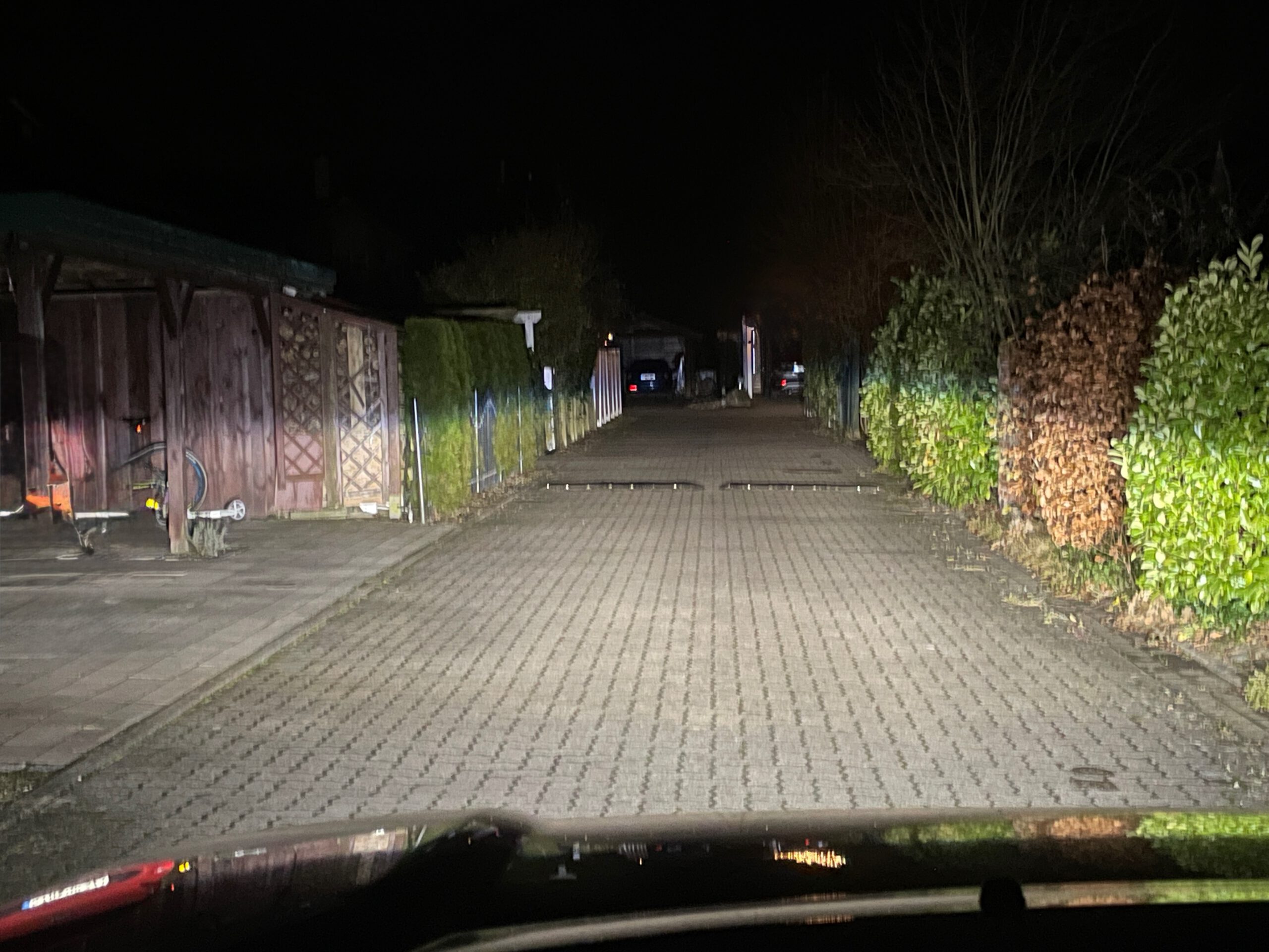 Ausleuchtung mit neu beschichtetem Reflektoren