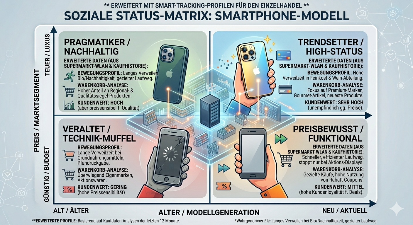 "social ranking" und Auswirkungen auf Käufe - generiert mit GEMINI Ki