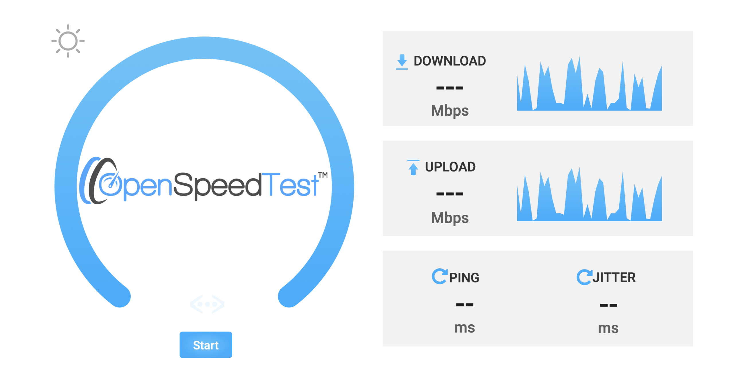 OpenSpeedTest in Safari auf dem Mac